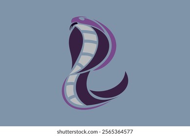 cobra icon logo vector illustration. suitable for sport logo,  company, foundation, corporate and organization logo.