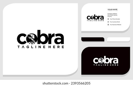 Cobra logo design and business card