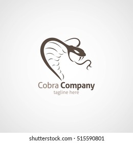 Cobra Logo Design Template. Vector Illustration