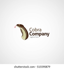 Cobra Logo Design Template. Vector Illustration