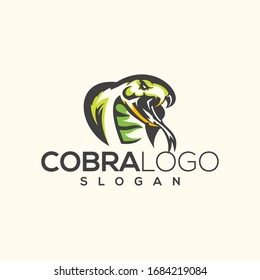 cobra logo design vector abstract illustrator modern