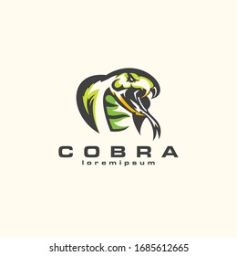 cobra logo design vector abstract illustrator