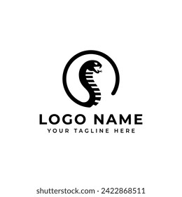 cobra logo design vector illustration