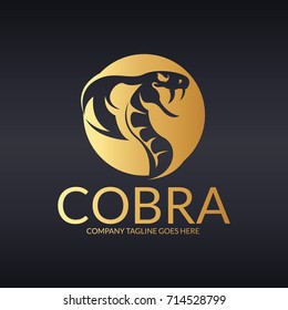 Cobra logo.  Easy to change size, color and text. 