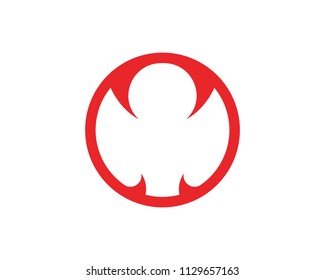 Cobra logo template design in a triangle. Vector illustration.
