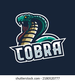 Cobra Mascot Logo Gaming Stock Vector (Royalty Free) 2180520777 ...