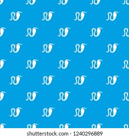 Cobra pattern vector seamless blue repeat for any use