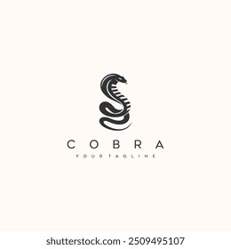 silhueta de cobra logotipo design vetor ilustração	