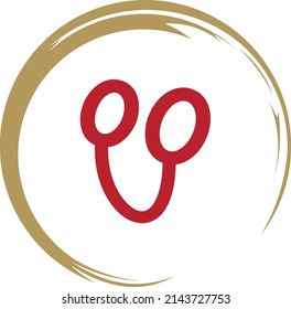 cobra with simple symbol concept

