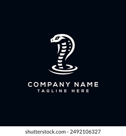 Cobra Snack Vector Logo Icon Design Tshirt Tattoo Illustration