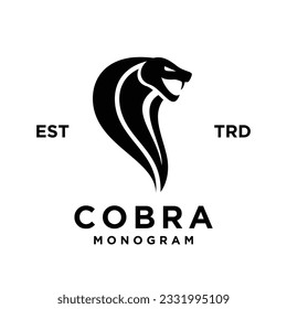 Cobra Snake icon design illustration