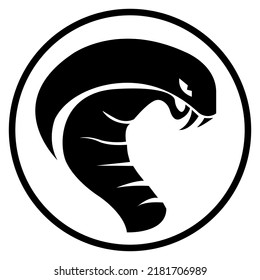 Cobra snake logo design. Mascot and symbol. Branding and marketing. Vector graphic illustration. EPS10.