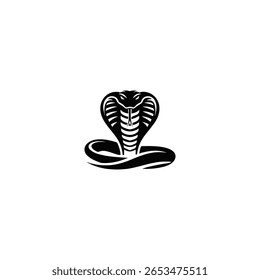 Cobra cobra ícone do logotipo ícone de vetor plano