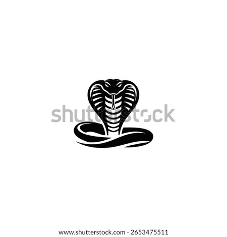 Cobra snake logo icon flat vector design Stock photo © 