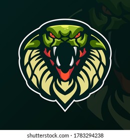 Cobra Snake Logo Template Esport gaming