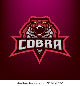Cobra Snake Mascot Logo