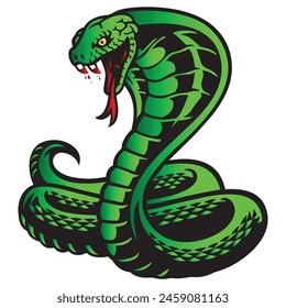 Cobra Serpiente Vector Diseño de impresión y otros usos