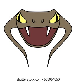 Cobra snake vector head