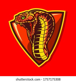 cobra sport logo vector illustration design