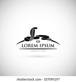 Cobra symbol - vector illustration