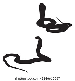 Cobra Vector Art Silhouette Illustration
