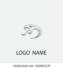 cobra vector illustration design icon logo template
