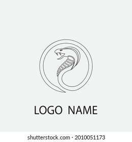 cobra vector illustration design icon logo template