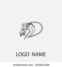 cobra vector illustration design icon logo template