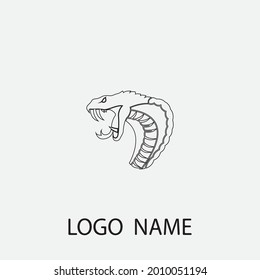 cobra vector illustration design icon logo template