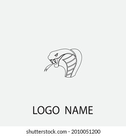 cobra vector illustration design icon logo template