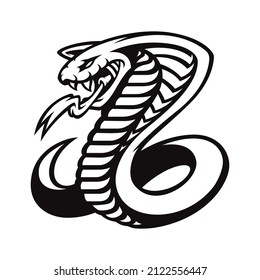 Cobra Vector Logo, this design can be used as a sports emblem