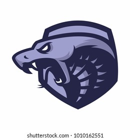 cobra - vector logo/icon illustration mascot