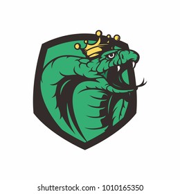 cobra - vector logo/icon illustration mascot