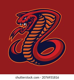 Cobra Vector Mascot, this design can be used as a sports emblem