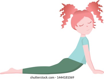 Cobra Yoga Pose (one of the assanas)