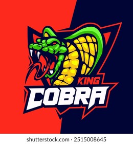 Cobras Esport Mascote Design de logotipo