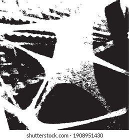 Cobweb, abstract texture. White design elements on black colour background, vector illustration. Eps 10.