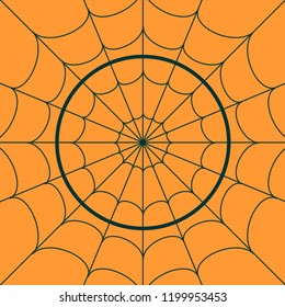 Cobweb background. Spiderweb for Halloween design. Spider web elements, spooky, scary, horror halloween decor