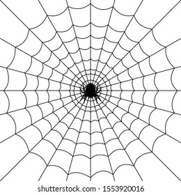 Cobweb for Halloween design, isolated on white background. Vector illustration.