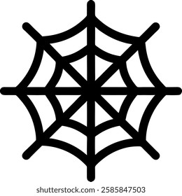 cobweb icon, art clip, black, element