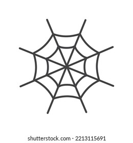 Icono de Cobweb aislado en fondo blanco