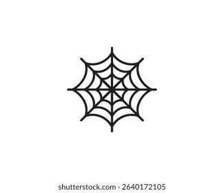 Cobweb icon vector design art illustration