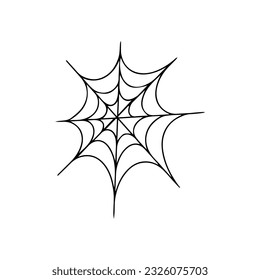 cobweb illustration vector with concept