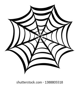 cobweb isolated illustration on white background