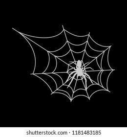 Spider Web Cobweb Vector Icon Spiderweb Stock Vector (Royalty Free ...