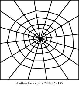 Cobweb isolated on white, transparent background. Cobweb elements, creepy, scary, horror halloween decor. Vector eps illustration Spider happy halloween party fun funny spooky logo
