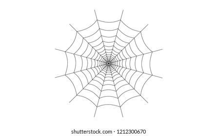 Cobweb on white background vector eps10