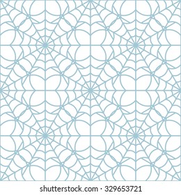 Cobweb seamless pattern. Vector illustration. Can be use for background, fabric, wrapping and others