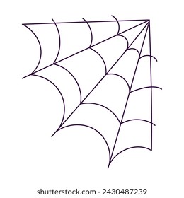 cobweb spider weave black elluin icon element vector