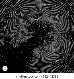 Cobweb Or Spider Web. Network Abstract Background. Vector Illustration. 